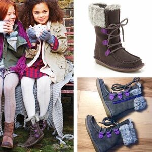 Clark’s Girls Snugglewall Tall winter boots size 7.5 GUC